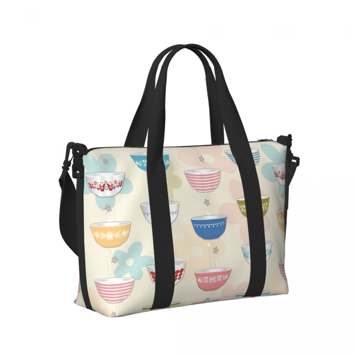 Vintage Collectible Pyrex - Tas Travel Pantai Koleksi Mangkuk Pyrex