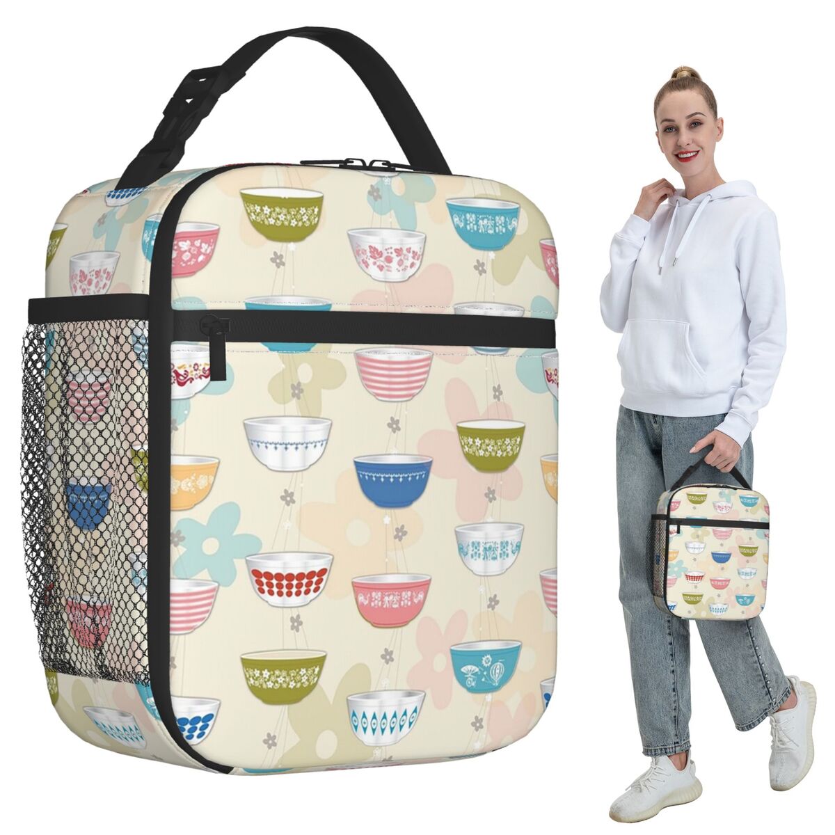 Vintage Collectible Lunch Boxes - Tas Makan Siang Terisolasi Koleksi Mangkuk