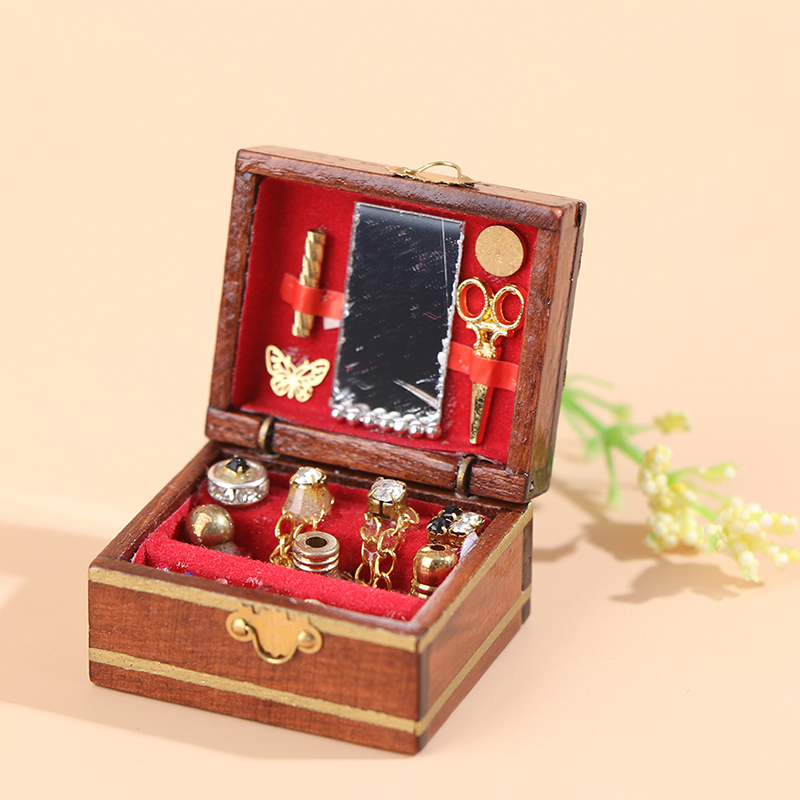 Vintage Collectible Dolls - 1:12 Aksesori Miniatur Rumah Boneka Mainan