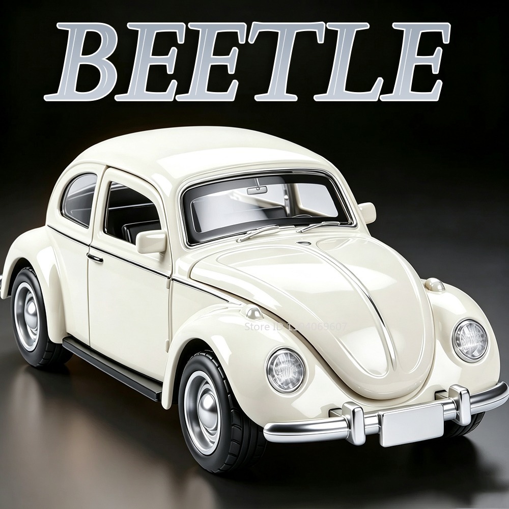 Vintage Collectible Toys - Mobil Mainan Model Beetle 1:36, Mobil