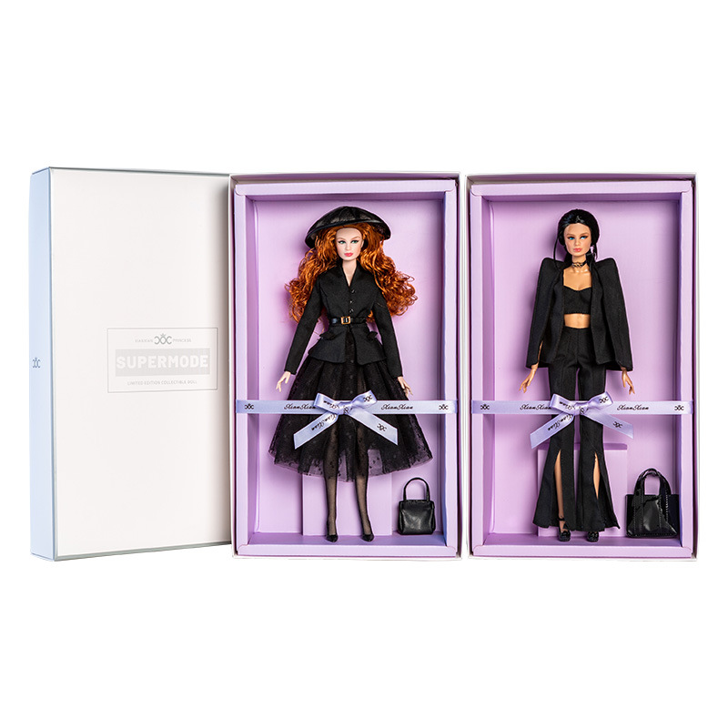 Vintage Collectible Dolls - Boneka Supermodel 32Cm dengan Pakaian dengan