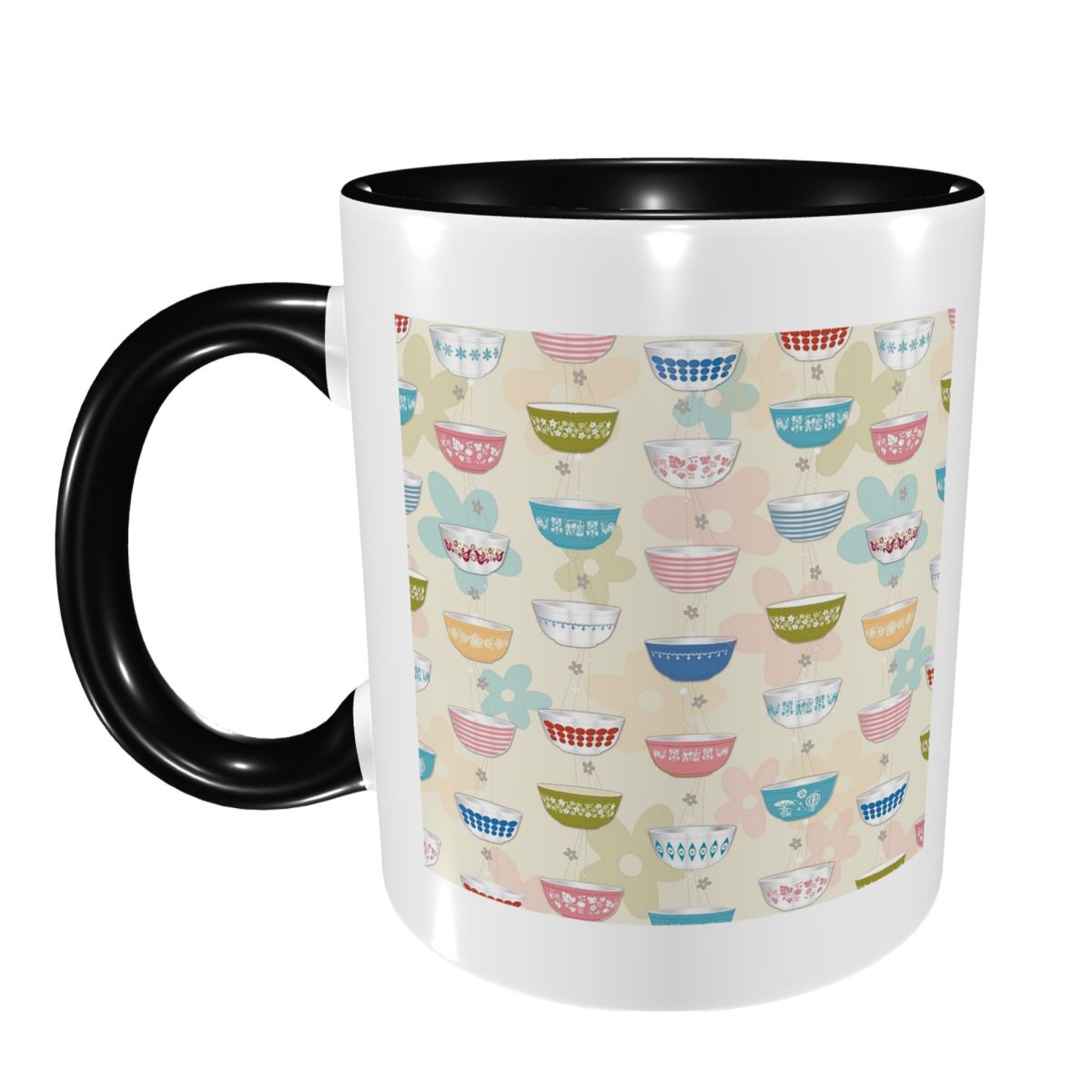 Vintage Collectible Pyrex - Koleksi Mangkuk Pyrex Vintage Mug Keramik