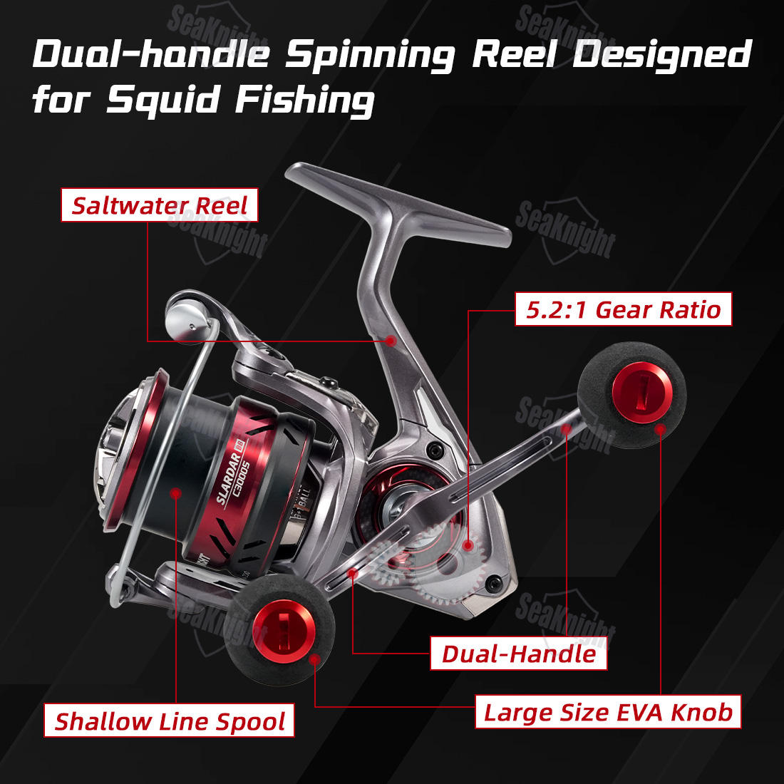 Reel Pancing Spinning SeaKnigh - Developing Tank Reel ulasan dan harga
