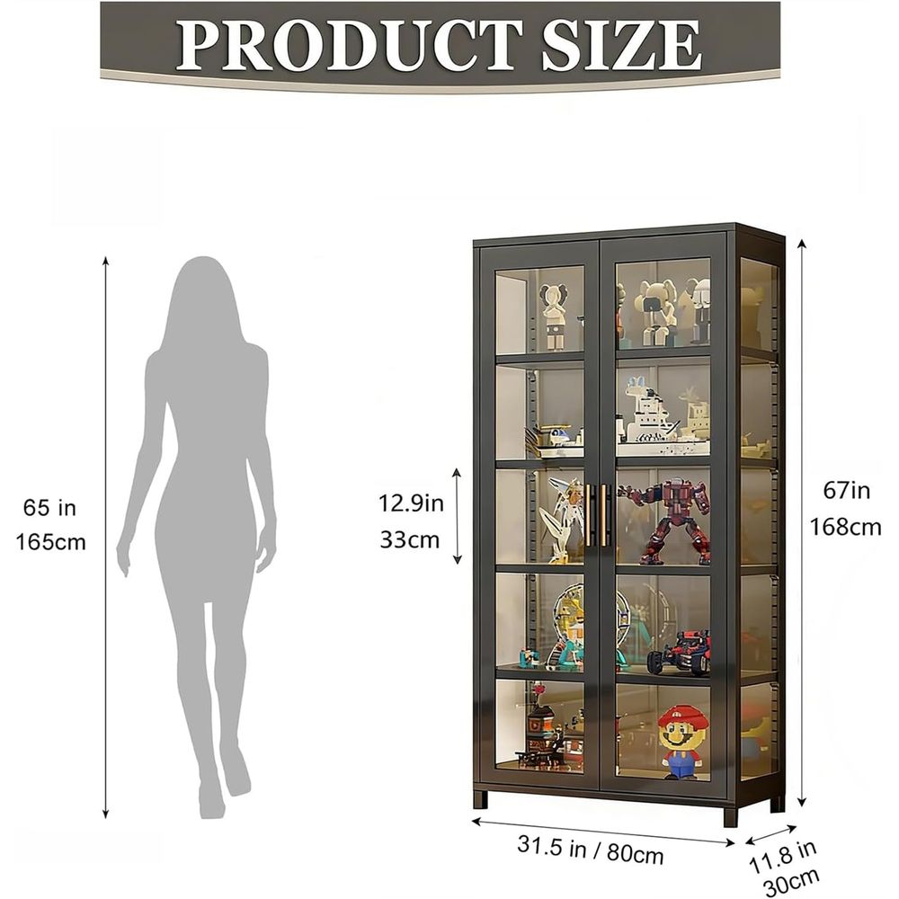 Lemari Pajangan dengan Pintu K - Collectible & Vintage Dolls For Halloween ulasan dan harga