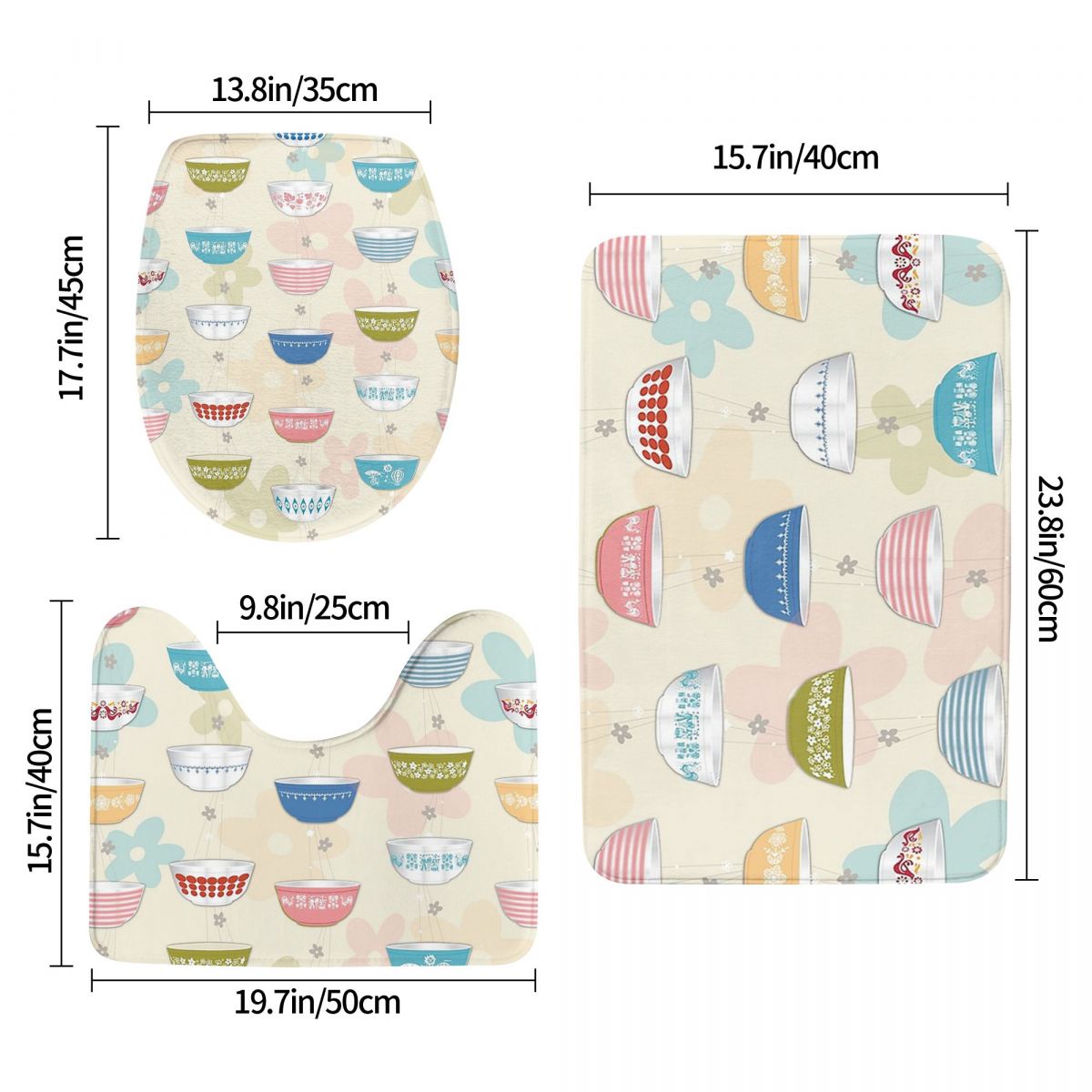 Koleksi Mangkuk Pyrex Antik 3  - Vintage Collectible Pyrex ulasan dan harga