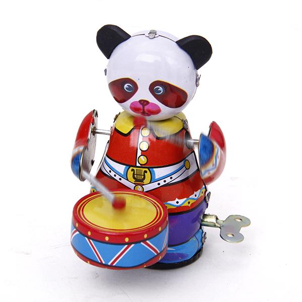 Mainan Drummer Panda Jam Putar - Vintage Toys Collection ulasan dan harga