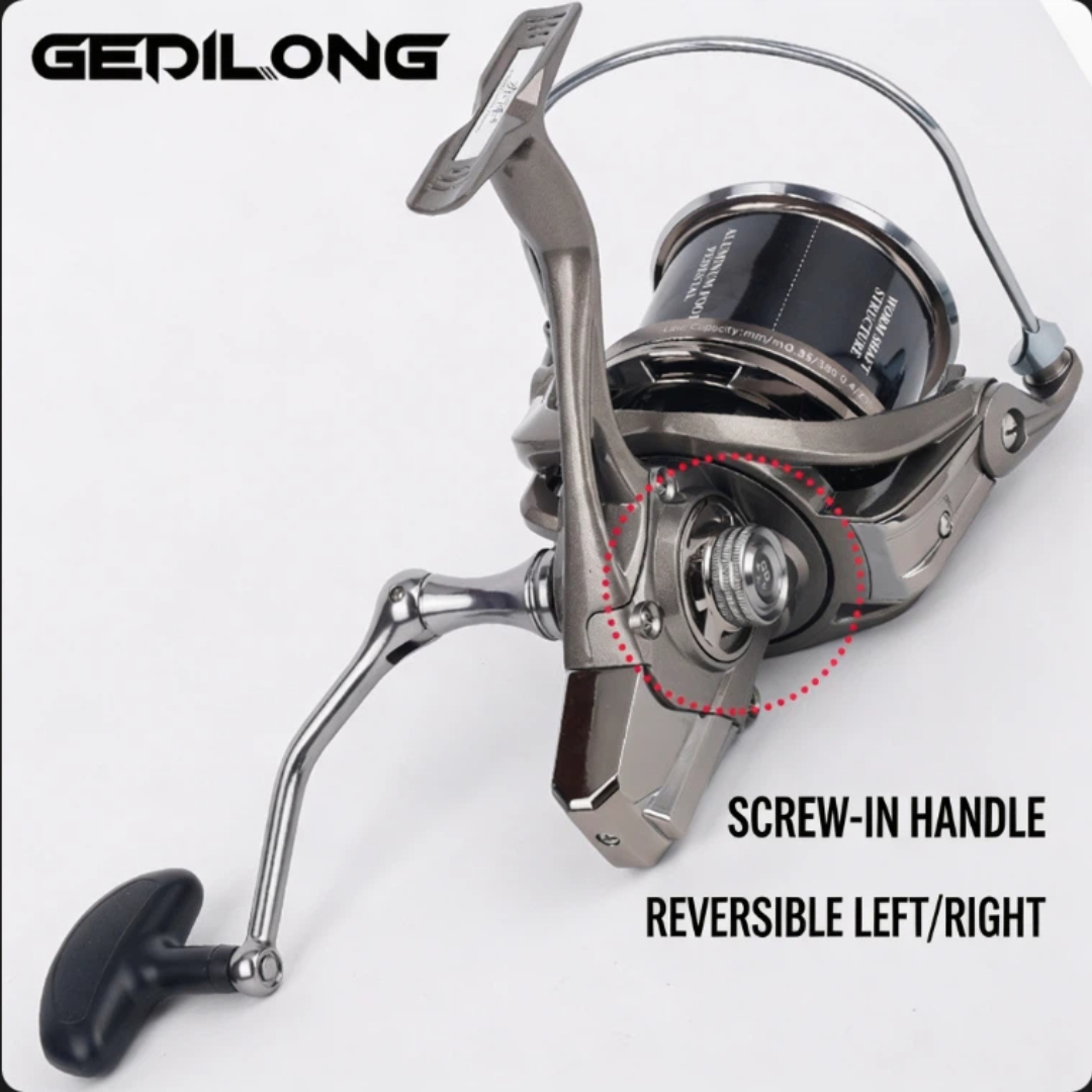 GEDILONG Spinning Reel Full Me - Developing Tank Reel ulasan dan harga