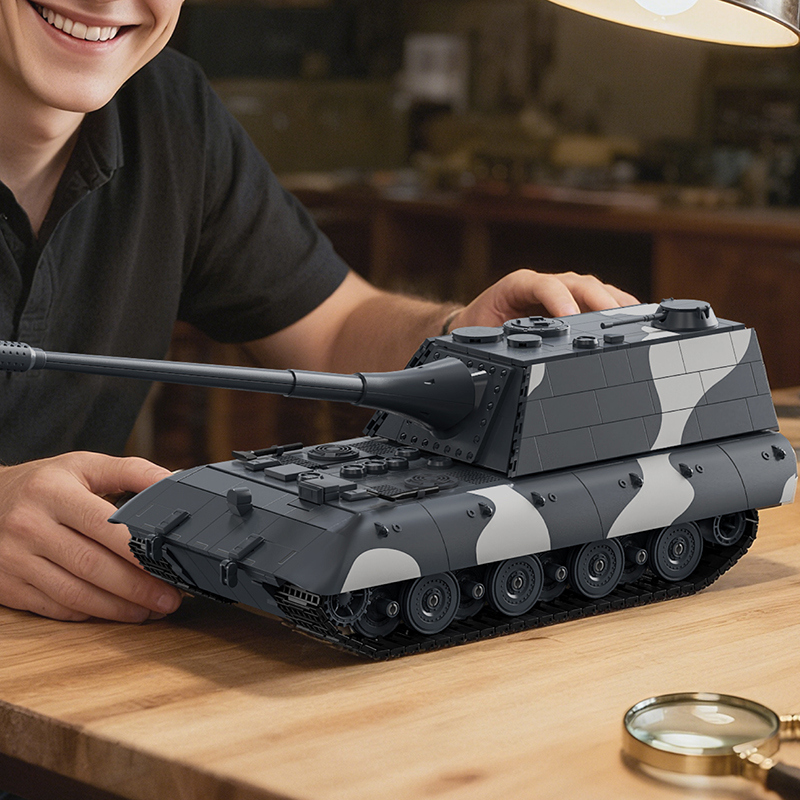 1836pcs MOC Tank Destroyer E-1 - Vintage Toys Collection ulasan dan harga