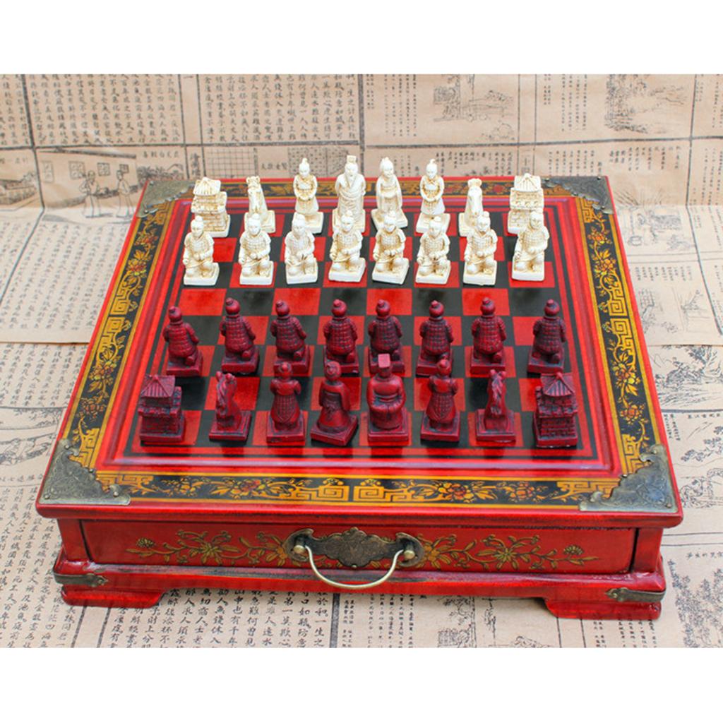 Set Catur Cina Resin Mewah Vin - Vintage Collectible Board Games ulasan dan harga