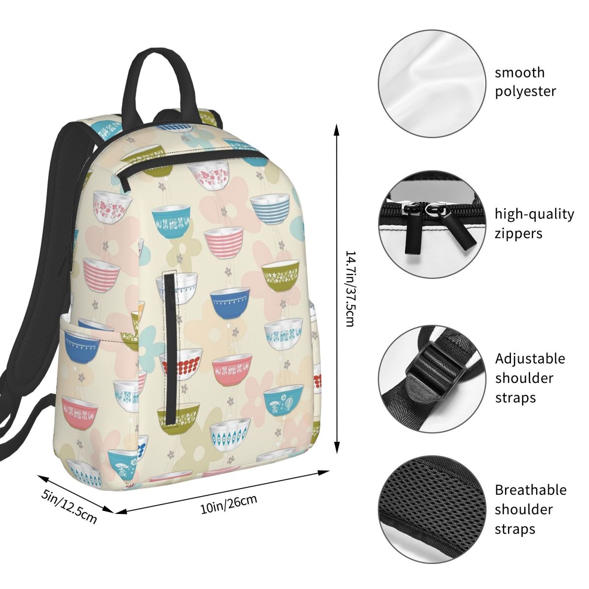 Tas Ransel Koleksi Mangkuk Pyr - Vintage Collectible Pyrex ulasan dan harga