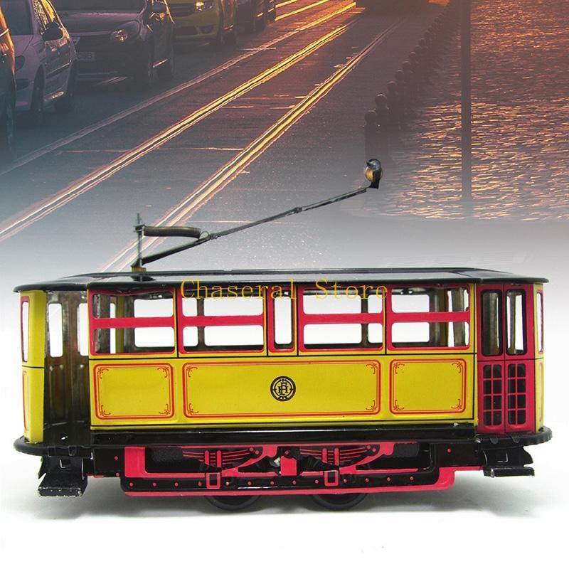 E7CE Retro Wind Up Up Tram Bus - Vintage Collectible Toys ulasan dan harga
