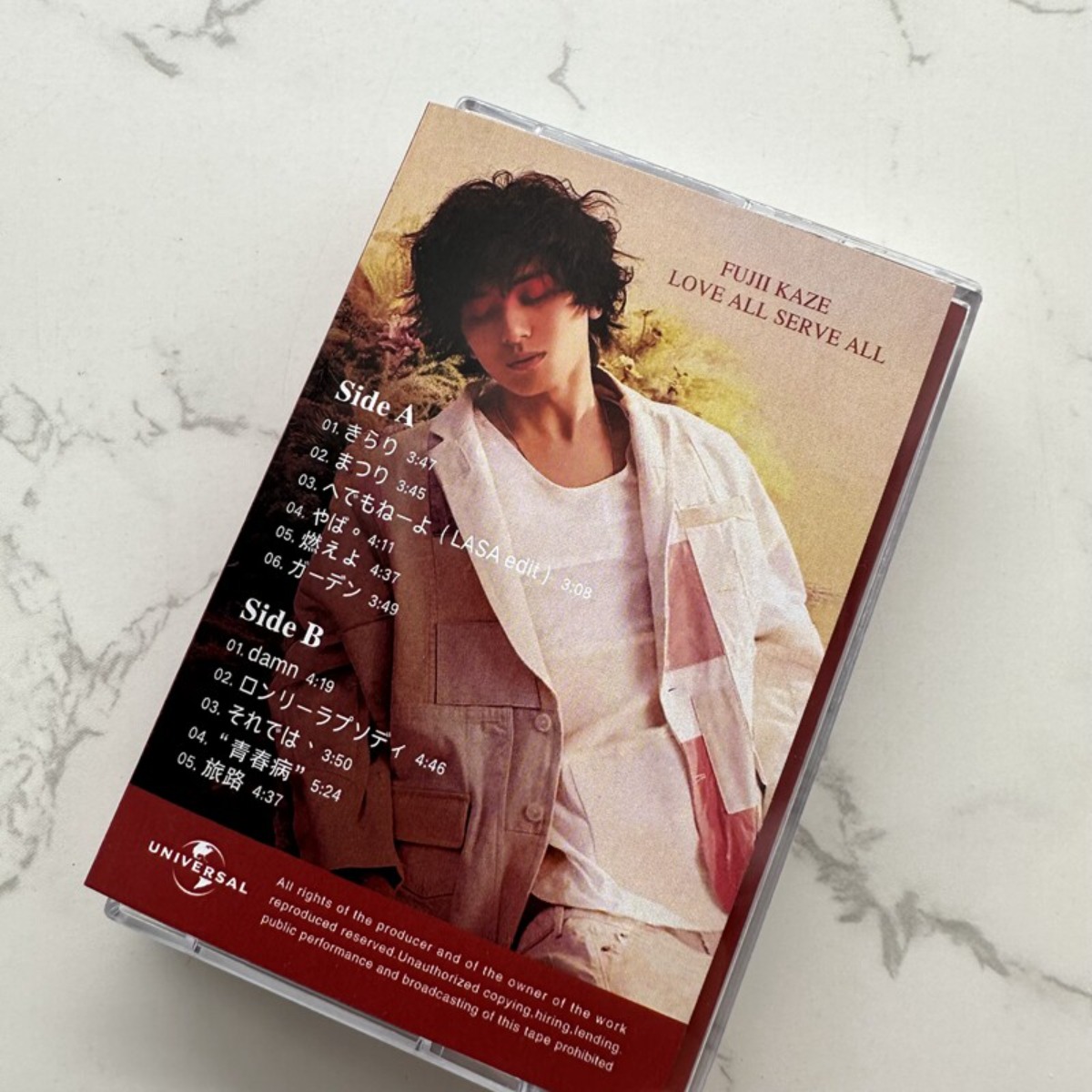 Fujii Kaze LOVE ALL SERVE ALL  - Vintage Collectibles ulasan dan harga