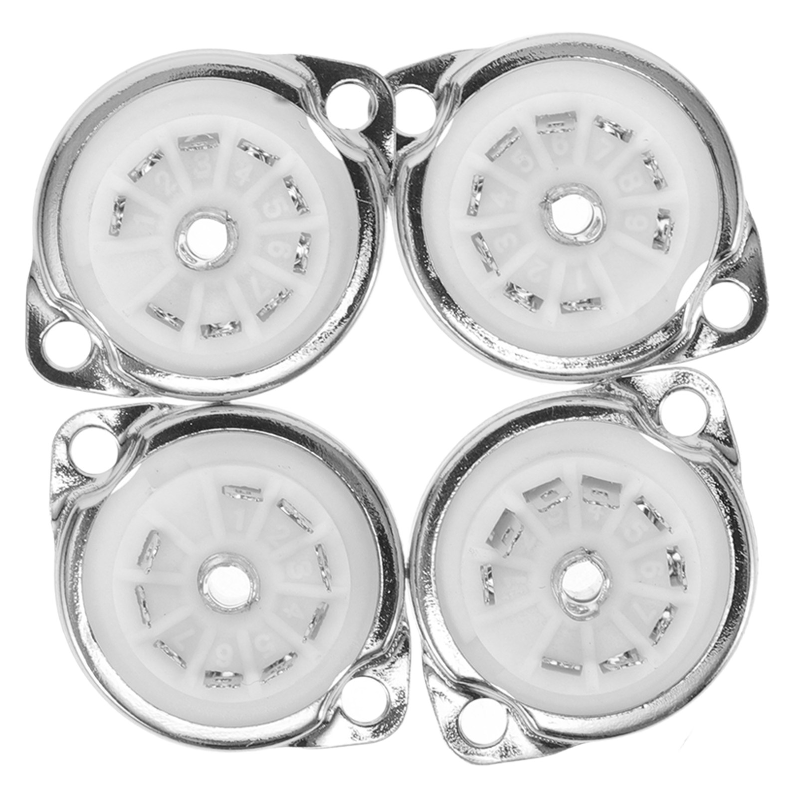 4 Buah Soket Tabung Keramik 9P - Tube Amplifier Part ulasan dan harga