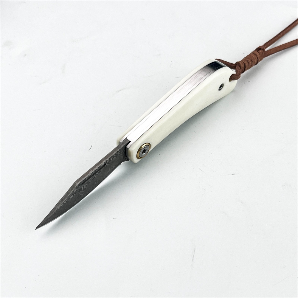 Pisau Lipat EDC Vintage Damasc - Vintage Collectible Pocket Knives ulasan dan harga